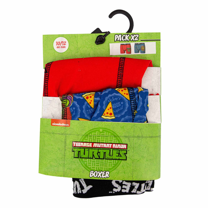 Lot de 2 boxers Tortues Ninja Enfant NICKELODEON marque pas cher prix dégriffés destockage