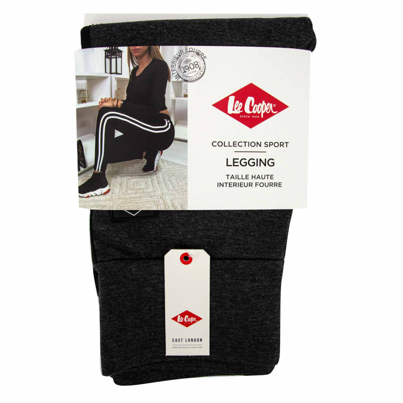 Legging interieur fourre fines bandes louba Femme LEE COOPER marque pas cher prix dégriffés destockage Legging interieur fourre fines bandes louba Femme LEE COOPER marque pas cher prix dégriffés destockage