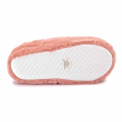 Chaussons fausse fourrure pompon antidérapant Claire Femme LES PETITES...PARIS marque pas cher prix dégriffés destockage