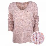 Pull grosse maille chiné multicolore laine Femme BEST MOUNTAIN