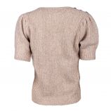Pull manches courtes maille tricotée laine mélangée Femme BEST MOUNTAIN marque pas cher prix dégriffés destockage