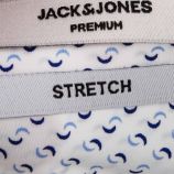 Chemise imprimée slim coton stretch Homme JACK & JONES marque pas cher prix dégriffés destockage