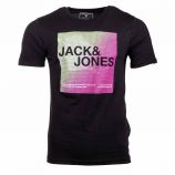 Tee shirt manches courtes floqué coton Homme JACK & JONES