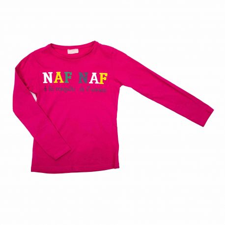 Tee shirt manches longues 4042 Enfant NAF NAF marque pas cher prix dégriffés destockage