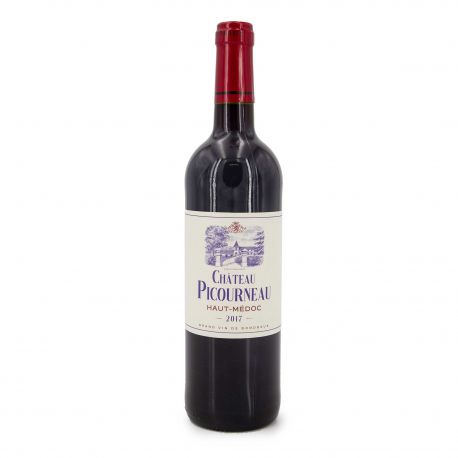 Vin rouge AOC Haut médoc 2017 75cl CHÂTEAU PICOURNEAU marque pas cher prix dégriffés destockage