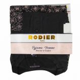 Pyjama imprimé col bouton stretch Prunille Femme RODIER marque pas cher prix dégriffés destockage