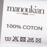 Foulard imprimé tartan coton 90x180 cm Femme MANOUKIAN marque pas cher prix dégriffés destockage