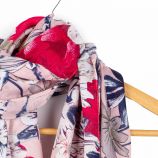 Foulard motif fleurs sensation soie 90x180 cm Femme RODIER marque pas cher prix dégriffés destockage