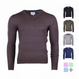 Pull col V manches longues Homme BILL TORNADE