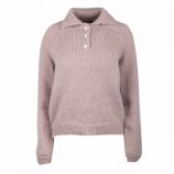 Pull col polo boutons bijoux manches longues Femme VERO MODA