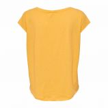 Tee shirt mc 15224303 jaune Femme ONLY