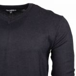 Pull manches longues col v 70% cachemire celestino Homme TED LAPIDUS marque pas cher prix dégriffés destockage