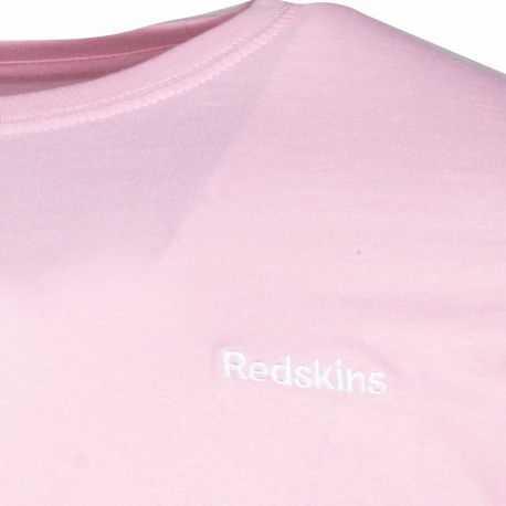 Tee shirt brodé 100% coton Homme REDSKINS marque pas cher prix dégriffés destockage