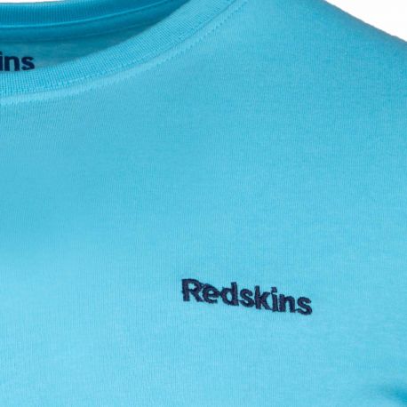 Tee shirt brodé 100% coton Homme REDSKINS marque pas cher prix dégriffés destockage