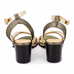 Sandales à talons bride irisée Lilonbuc Femme LES TROPEZIENNES PAR M.BELARBI marque pas cher prix dégriffés destockage