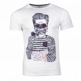 Tee shirt imprime mars Homme BLAGGIO marque pas cher prix dégriffés destockage