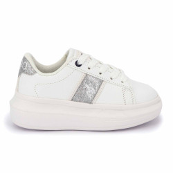 Baskets blanc argent helis 004kEnfant US POLO