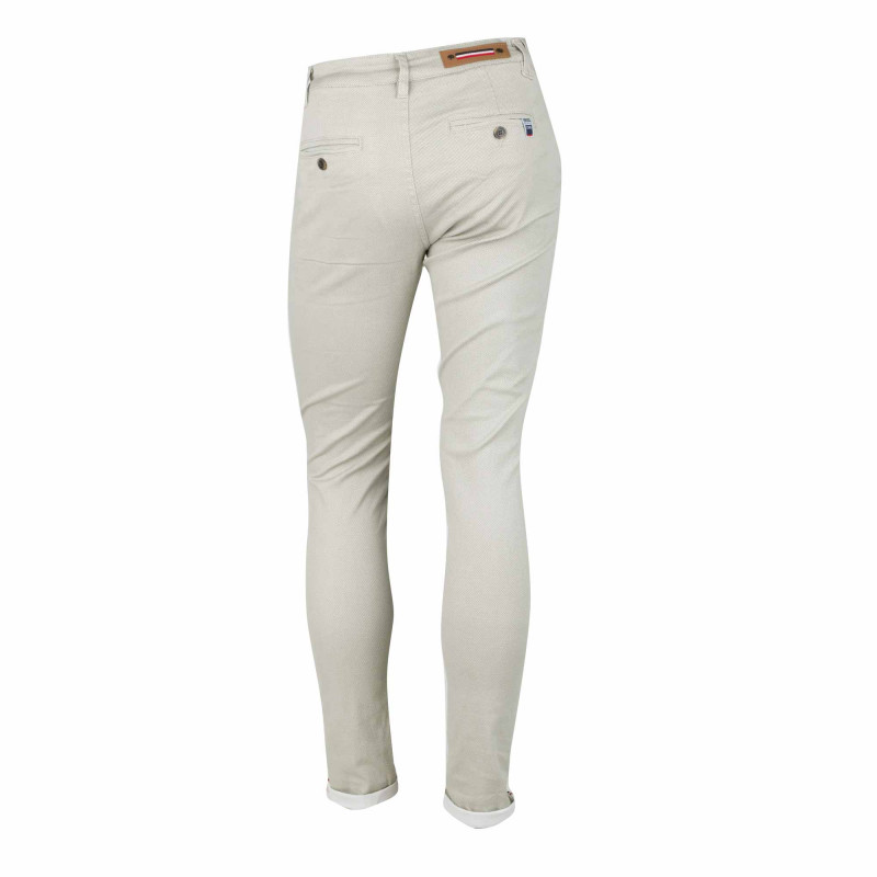 Pantalon chino imprimé coton stretch tamar Homme BLAGGIO marque pas cher prix dégriffés destockage Pantalon chino imprimé coton stretch tamar Homme BLAGGIO marque pas cher prix dégriffés destockage