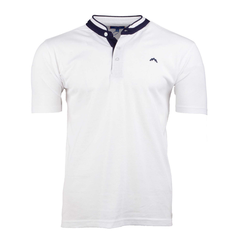 Polo col mao blanc Homme BEST MOUNTAIN