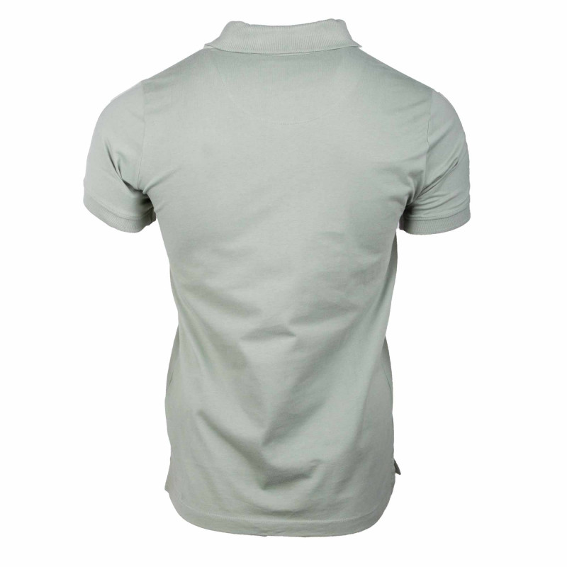 Polo manches courtes coton doux bande logo épaule ballabile Homme CERRUTI marque pas cher prix dégriffés destockage