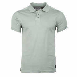 Polo manches courtes coton doux bande logo épaule ballabile Homme CERRUTI marque pas cher prix dégriffés destockage