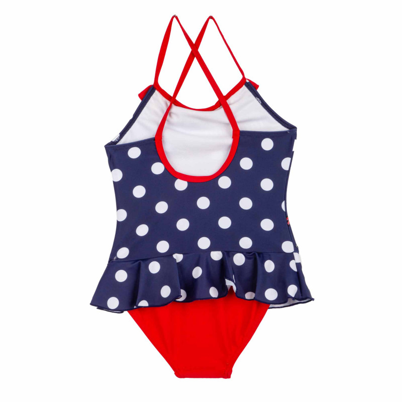 Maillot de bain 1pcs à pois et volants miraculous Enfant MIRACULOUS marque pas cher prix dégriffés destockage