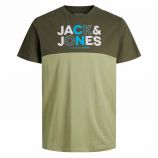 Tee shirt mc 12216502 Homme JACK & JONES marque pas cher prix dégriffés destockage