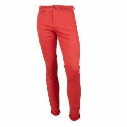 Pantalon chino coton stretch revers fermeture éclair tenali Homme BLAGGIO marque pas cher prix dégriffés destockage