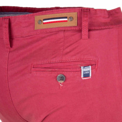 Pantalon chino coton stretch revers fermeture éclair tenali Homme BLAGGIO marque pas cher prix dégriffés destockage