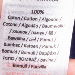 Tee shirt à message manches longues coton Enfant DANIEL HECHTER marque pas cher prix dégriffés destockage