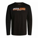 Tee shirt 100% coton manches longues Homme JACK & JONES