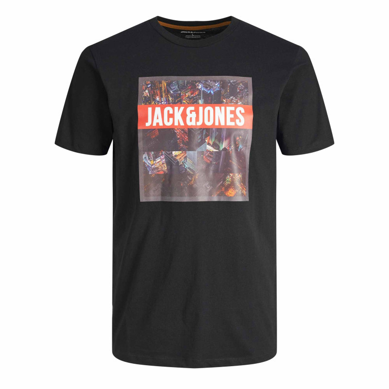 Tee shirt mc 3525 12211198 jjclub Homme JACK & JONES marque pas cher prix dégriffés destockage