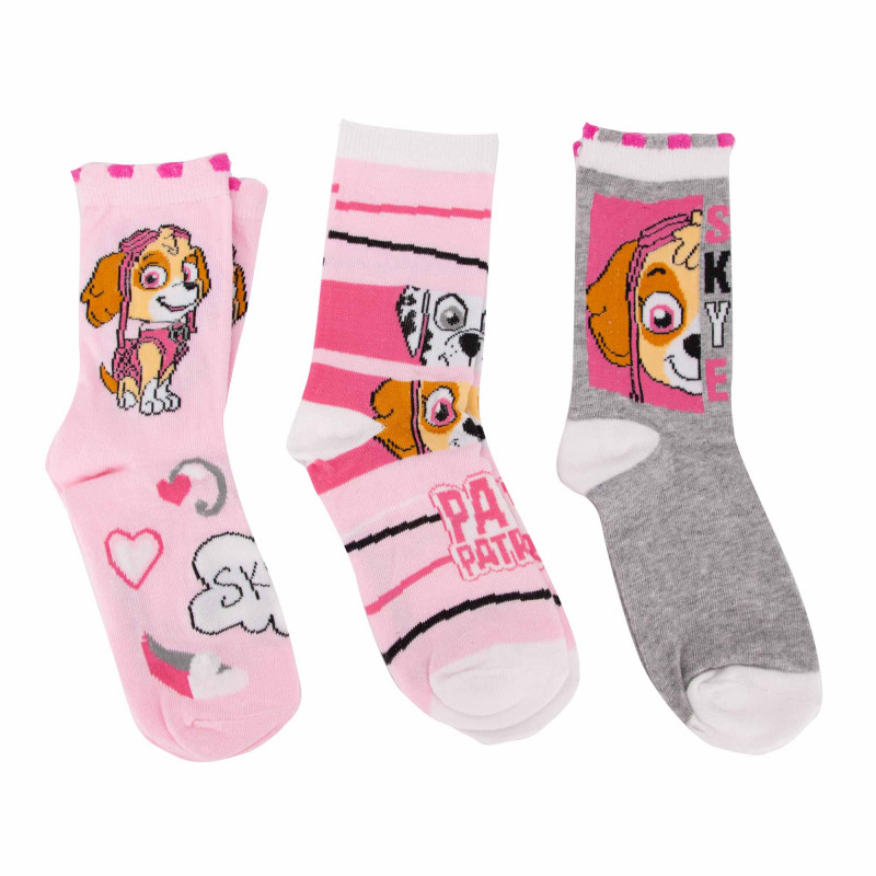 Chaussette x3 pat patrouille Enfant PAW PATROL marque pas cher prix dégriffés destockage