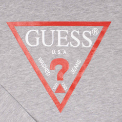 Sweat manches longues inscription logo coton Enfant GUESS marque pas cher prix dégriffés destockage Sweat manches longues inscription logo coton Enfant GUESS marque pas cher prix dégriffés destockage