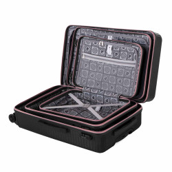 Valise rigide 60x40x24 cm Perle taille M PIERRE CARDIN marque pas cher prix dégriffés destockage