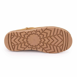 Bottines basses fourrées tige cuir doublées synthétique Femme KELARA marque pas cher prix dégriffés destockage