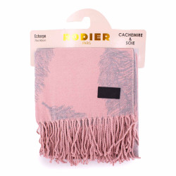 Echarpe motif plume 70x180 cm evorine Femme RODIER marque pas cher prix dégriffés destockage