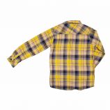 CHEMISE ML FLANELLE CARREAUX912 8-16 ans