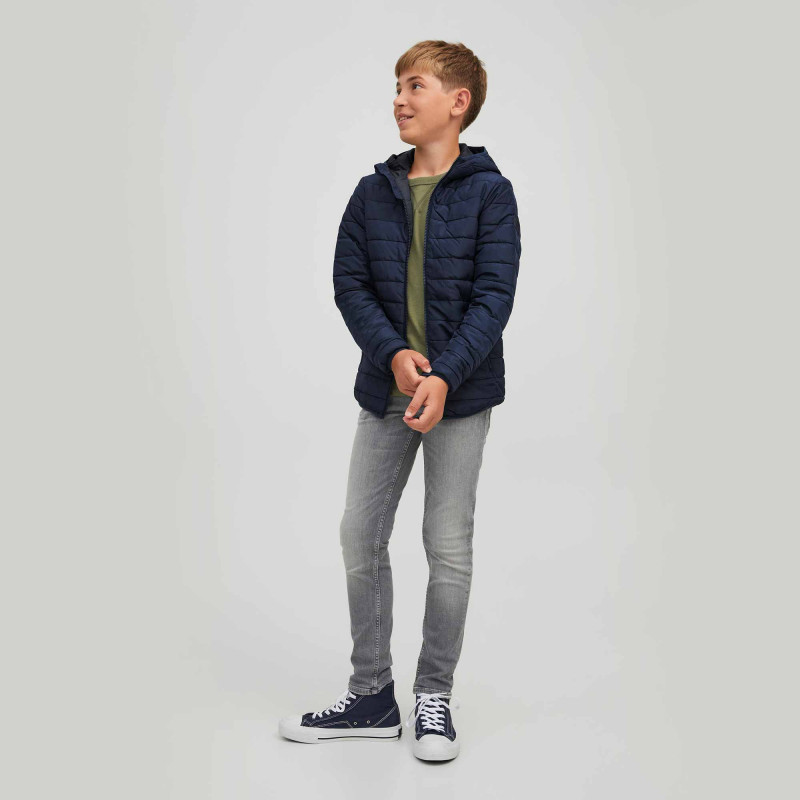 Doudoune matelassée à capuche poches côtés Enfant JACK & JONES marque pas cher prix dégriffés destockage Doudoune matelassée à capuche poches côtés Enfant JACK & JONES marque pas cher prix dégriffés destockage