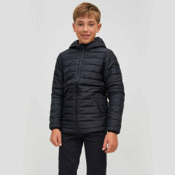 Doudoune matelassée à capuche poches côtés Enfant JACK & JONES marque pas cher prix dégriffés destockage Doudoune matelassée à capuche poches côtés Enfant JACK & JONES marque pas cher prix dégriffés destockage