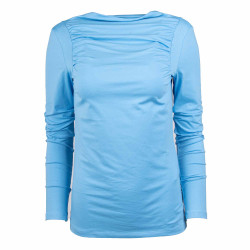 Tee shirt ml 3773 vicrunch bleu bonnie 14081803 Femme VILA