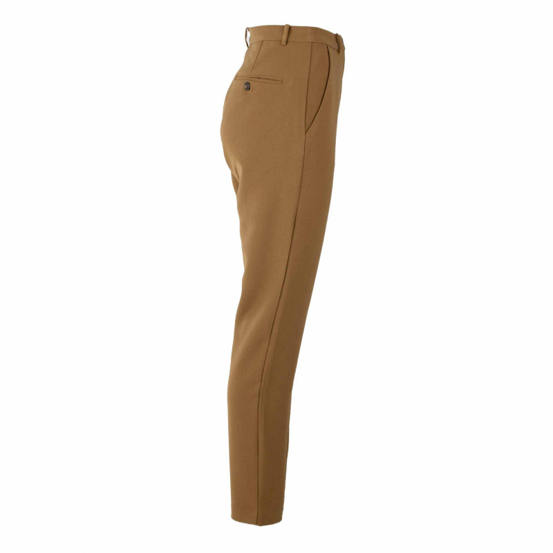 Pantalon carotte en toile fluide léger Femme AMERICAN VINTAGE à prix