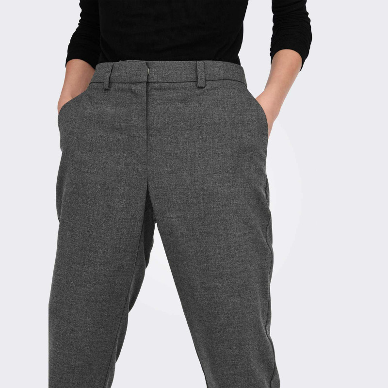 Pantalon costume slim poches passant ceinture gris Femme ONLY à prix -  Degriffstock