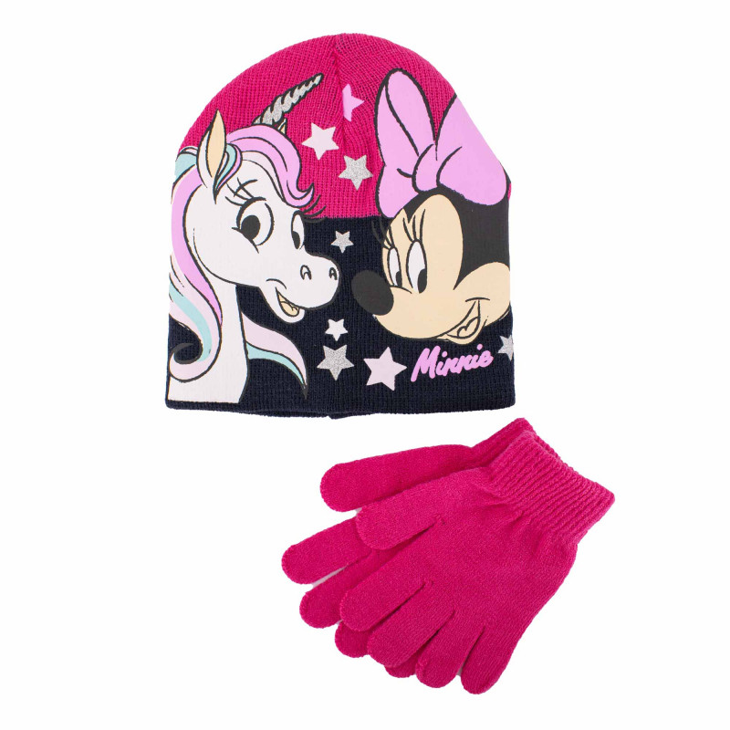 Ensemble 2pcs bonnet + gants disney minnie Enfant DISNEY