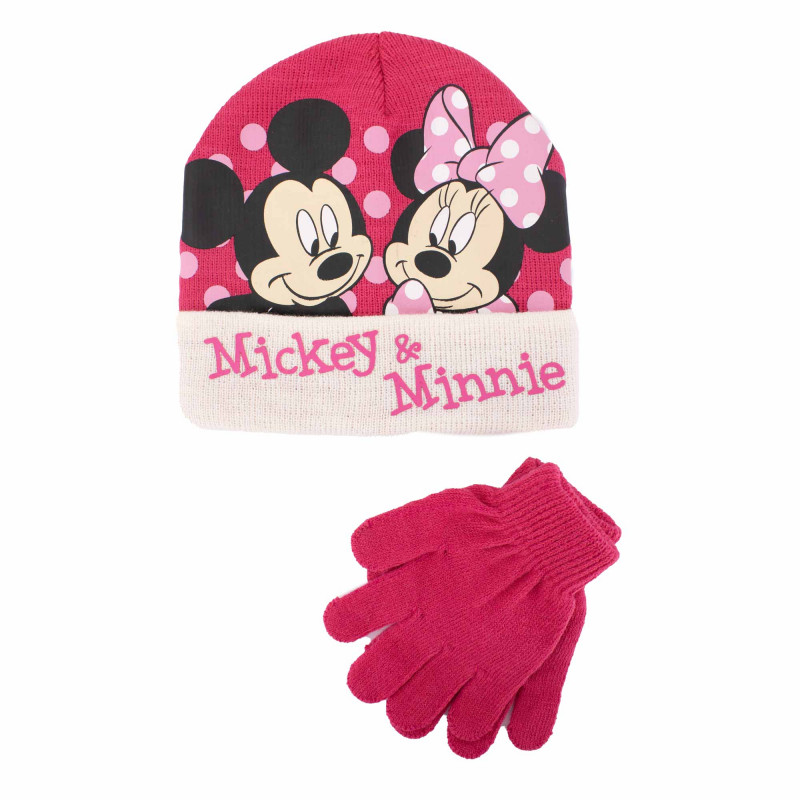 Ensemble 2pcs bonnet + gants disney minnie Enfant DISNEY