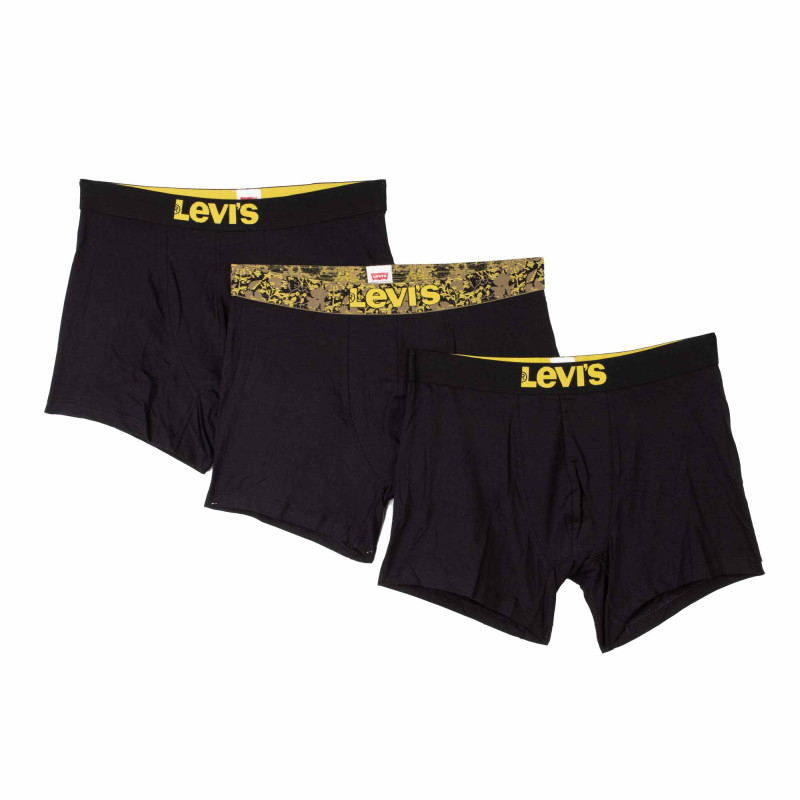 Coffret cadeau de 3 boxers en coton Homme LEVI'S marque pas cher prix dégriffés destockage