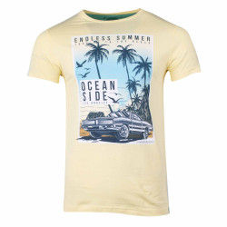 Tee shirt manches courtes imprime coton doux Los Angeles mao assor 24 Homme BLAGGIO marque pas cher prix dégriffés destockage