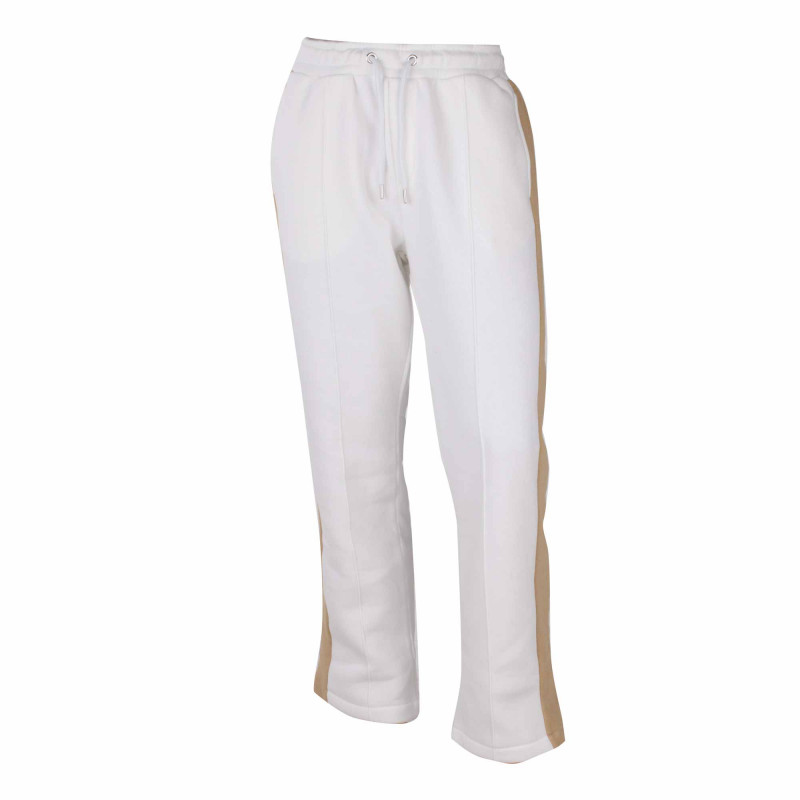 Pantalon molleton regular bandes blanches avec cordon de serrage