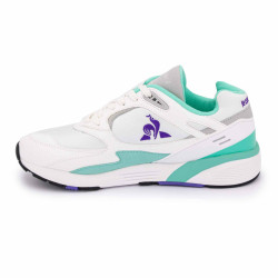 Baskets blanches LCS R900 W Sparkly Blanc Le Coq Sportif, Baskets Femme  Monshowroom