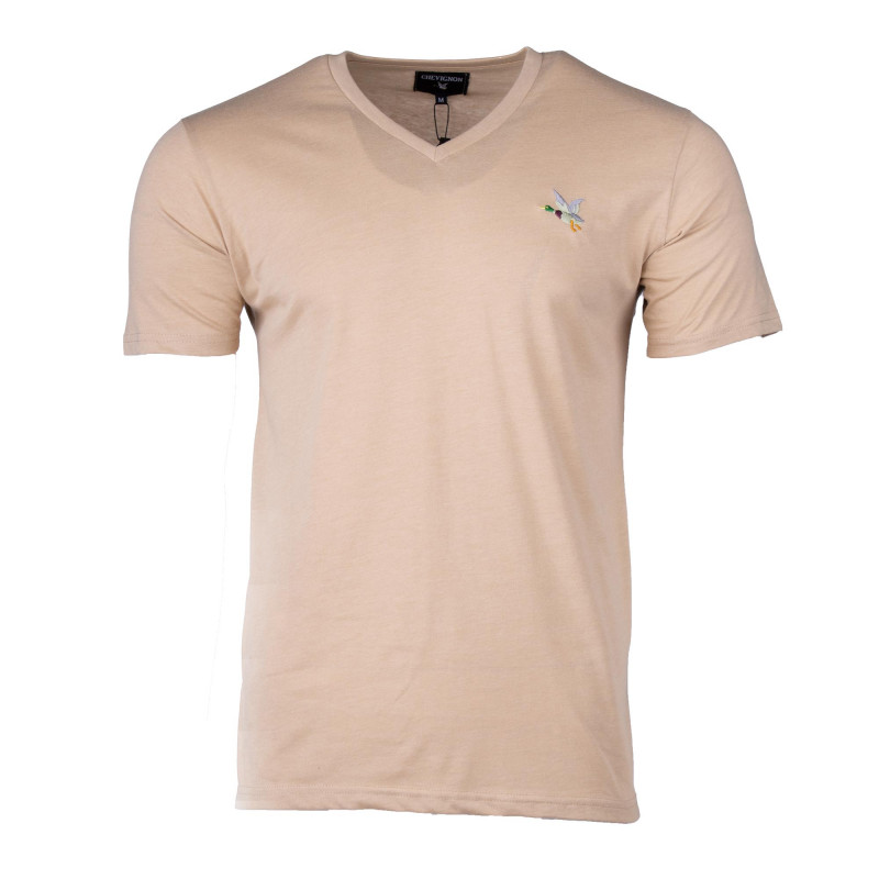 Tee shirt col v canard poitrine enzo Homme CHEVIGNON